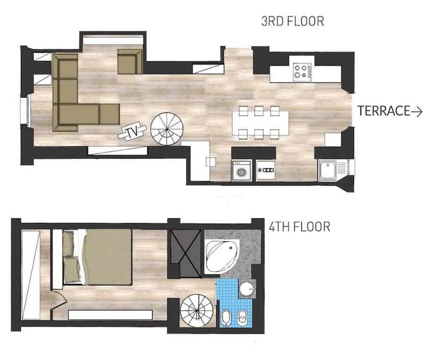 Апартаменти Design&Terrazzo A 5 Min Dal Centro - Laura'S House Мілан Екстер'єр фото