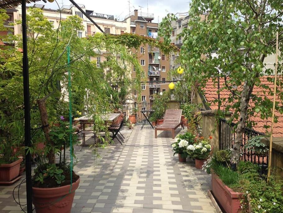 Апартаменти Design&Terrazzo A 5 Min Dal Centro - Laura'S House Мілан Екстер'єр фото